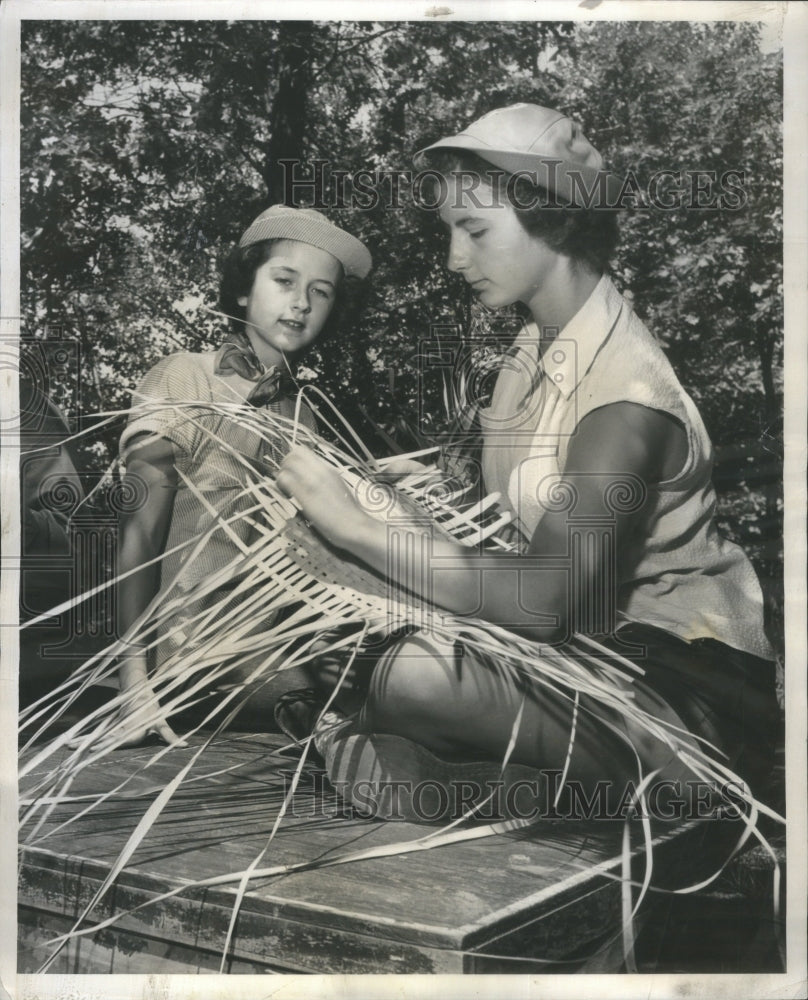 1953 Basket Weaving-Historic Images