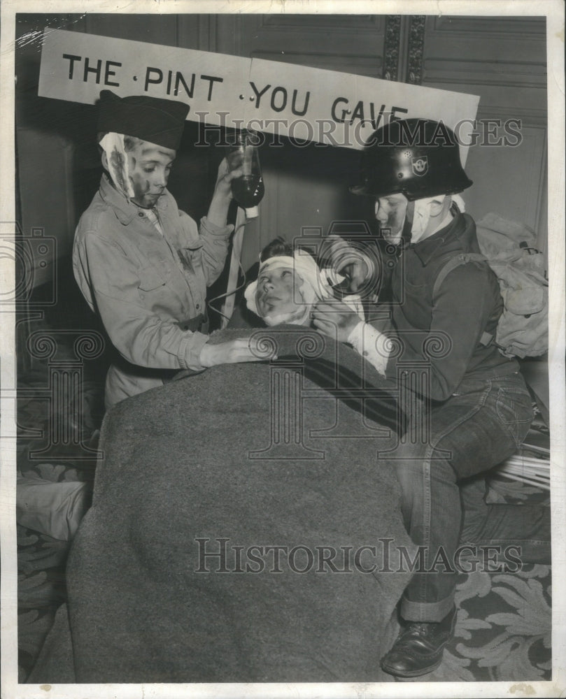 1955 YMCA Blood Drive - Historic Images