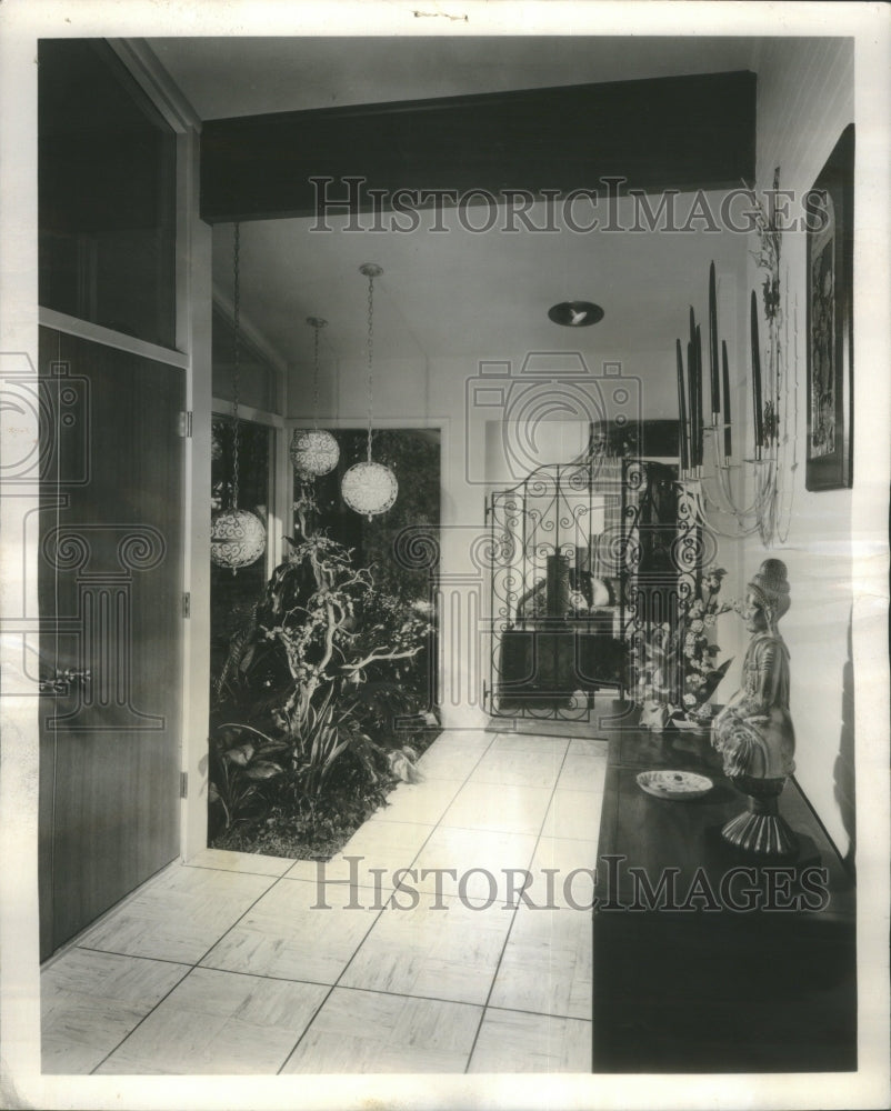 1960 Press Photo Interior Design Concepts Foyer - RRU68395 - Historic Images