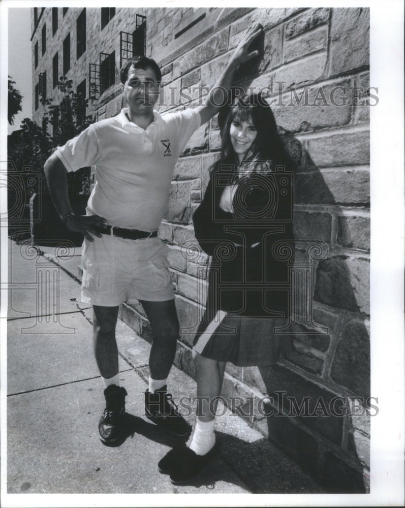 1992 Press Photo Pat Hayes Megan Hayes Fenwick High - Historic Images