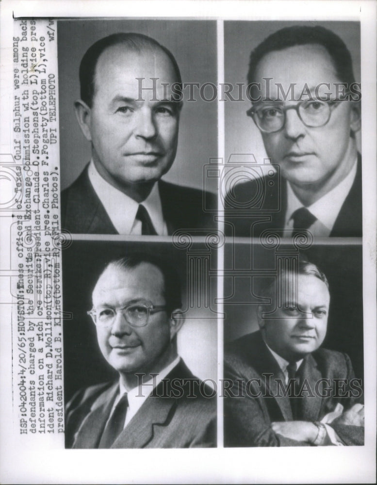 1965 Claude Stephens Richard Millison Texas - Historic Images