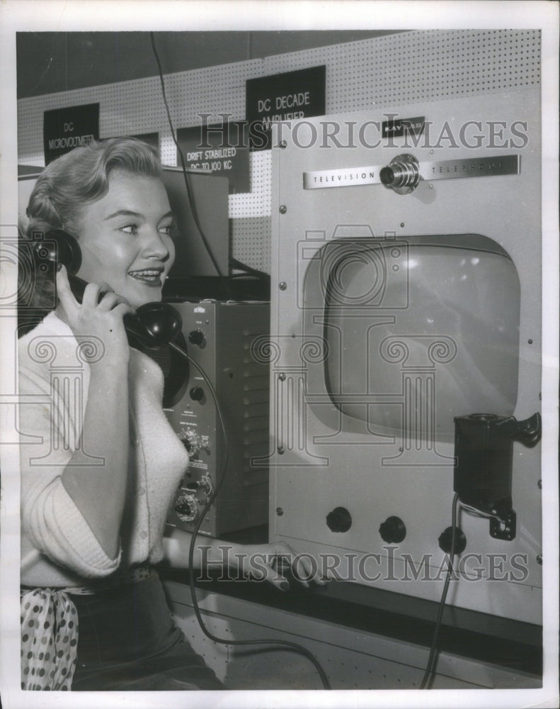 1954 Hope Ryden Demos Video Telephone-Historic Images