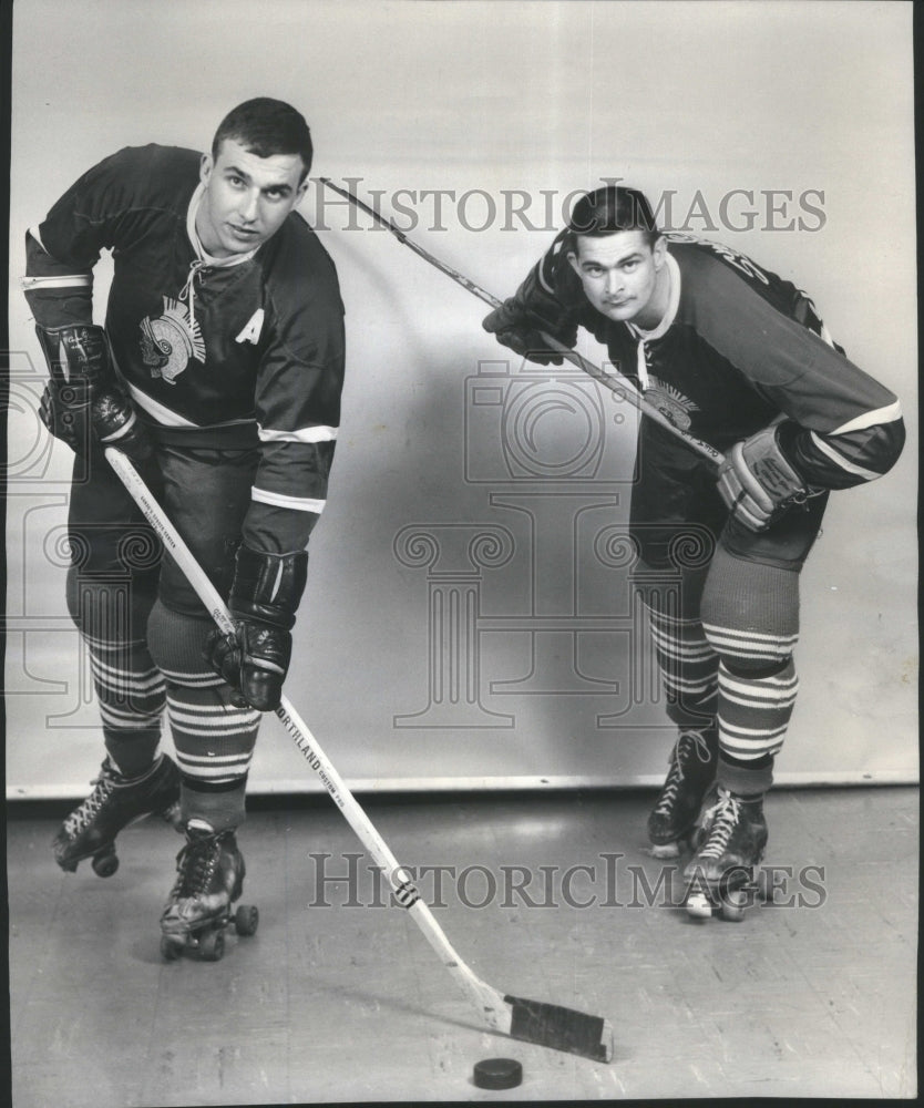 1966 Jim DeVoss Ron Real Chicago Titans - Historic Images