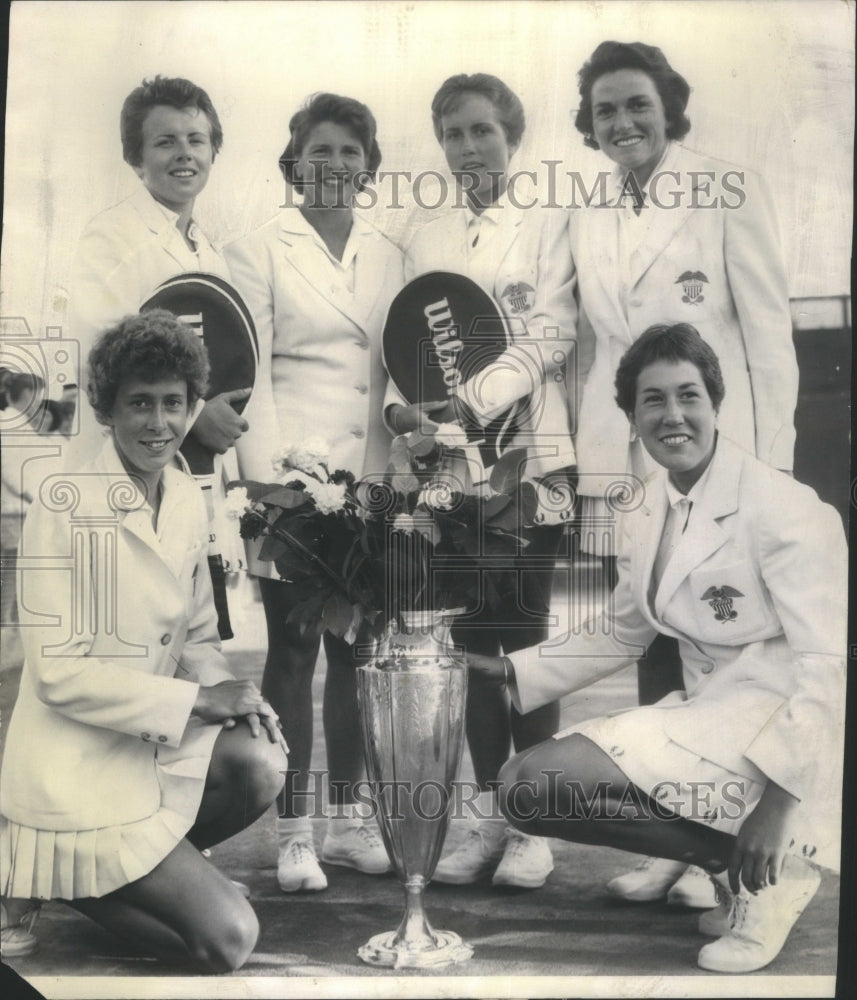 1961 WIGHTMAN CUP WOMENS TENNIS - Historic Images