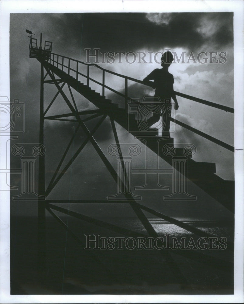 1979 Mexico Gulf Safety Device Stairway - Historic Images