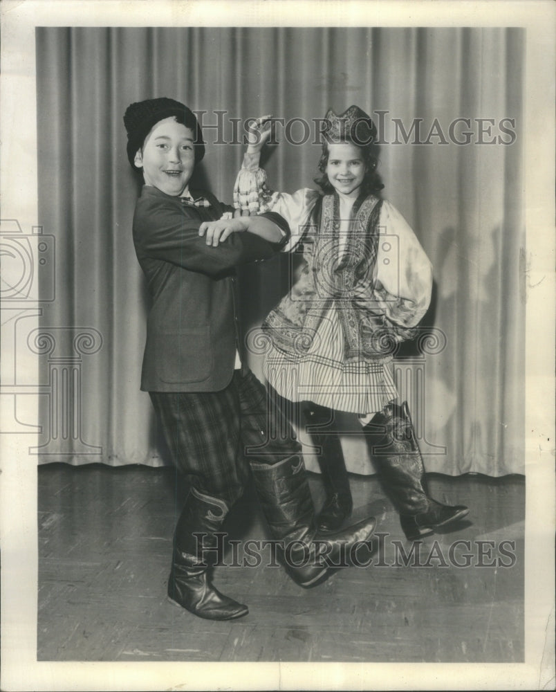 1961, Temple Sholom Russian Folk Dance - RRU70115 - Historic Images