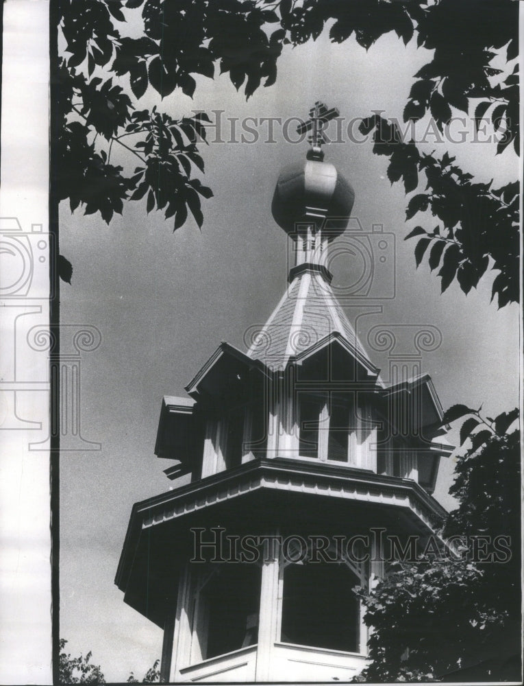 1974 Press Photo Medieval Russia Holy Trinity Orthodox - Historic Images