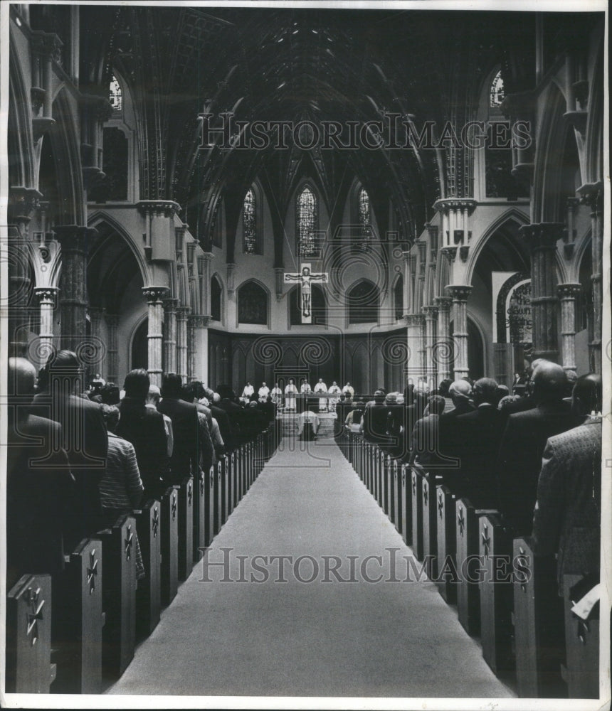 1973 Press Photo Holy Name Cathodral Churches Elmer - RRU70305 - Historic Images