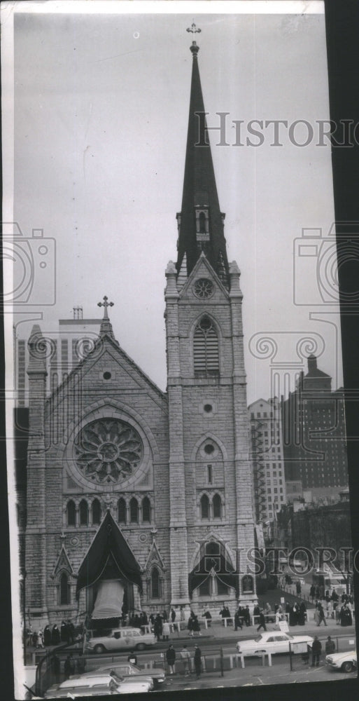 1965, Cardinal Wabash Holy Name Church View - RRU70493 - Historic Images