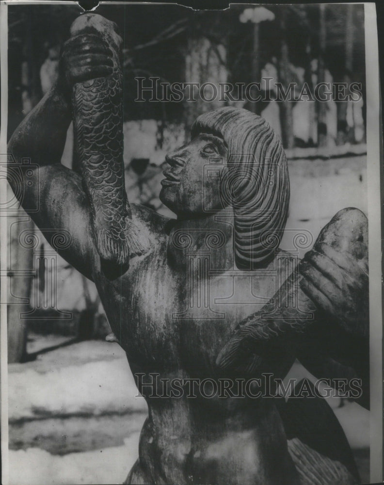 1929 Fountain Fan Tritons - Historic Images