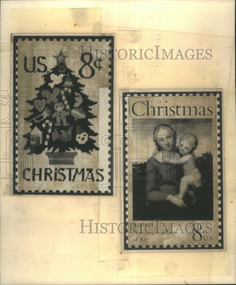 1973 U.S Service Postal Design Christmas-Historic Images