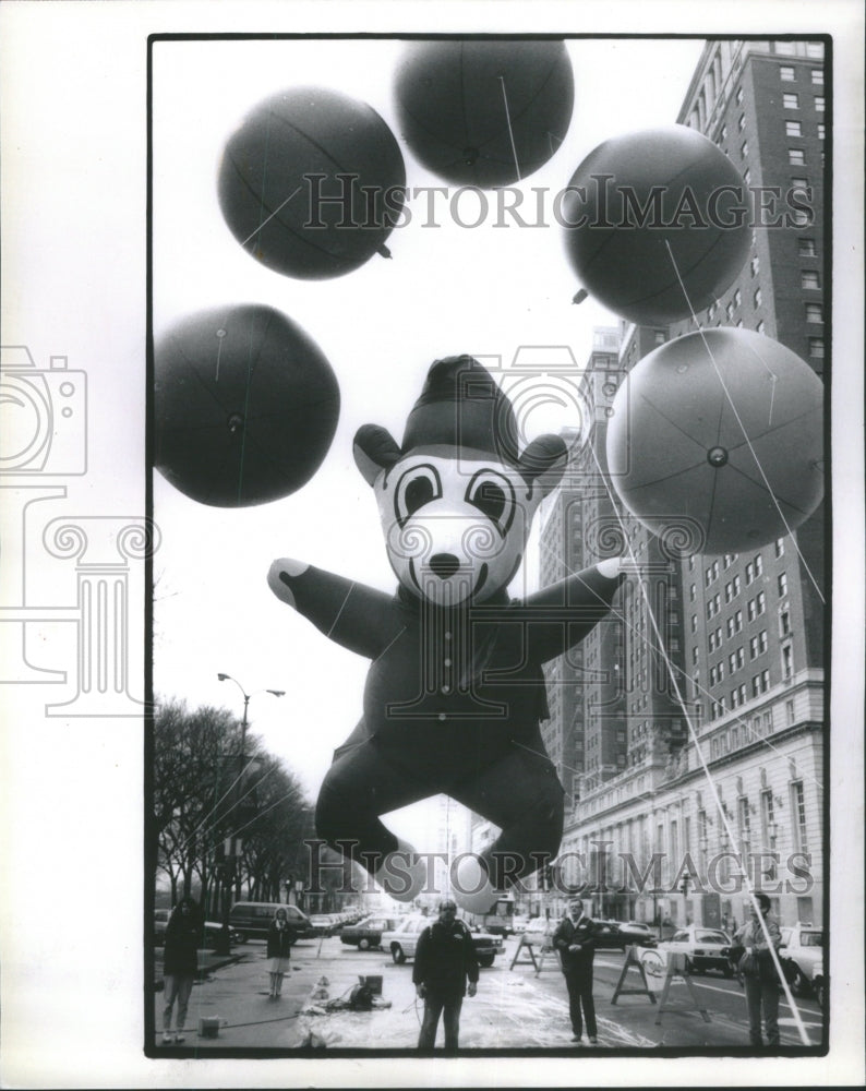 1988 Bobbi Juggling Bear Christmas Parade-Historic Images