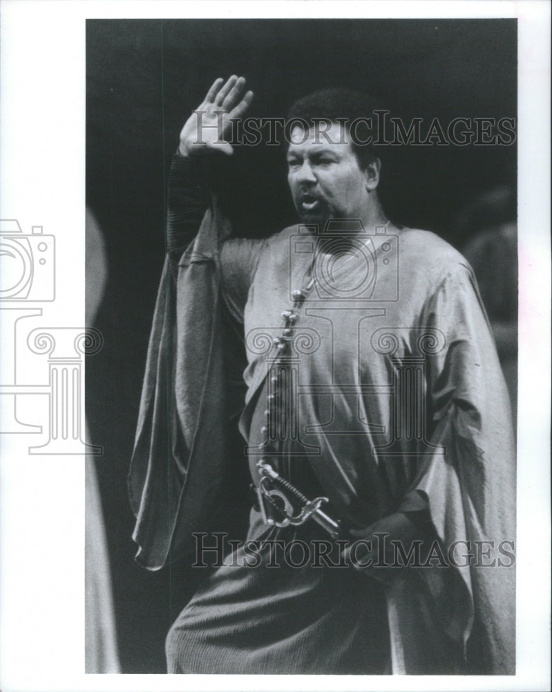 1992 Chris Merritt Actor Otello Opera  - Historic Images