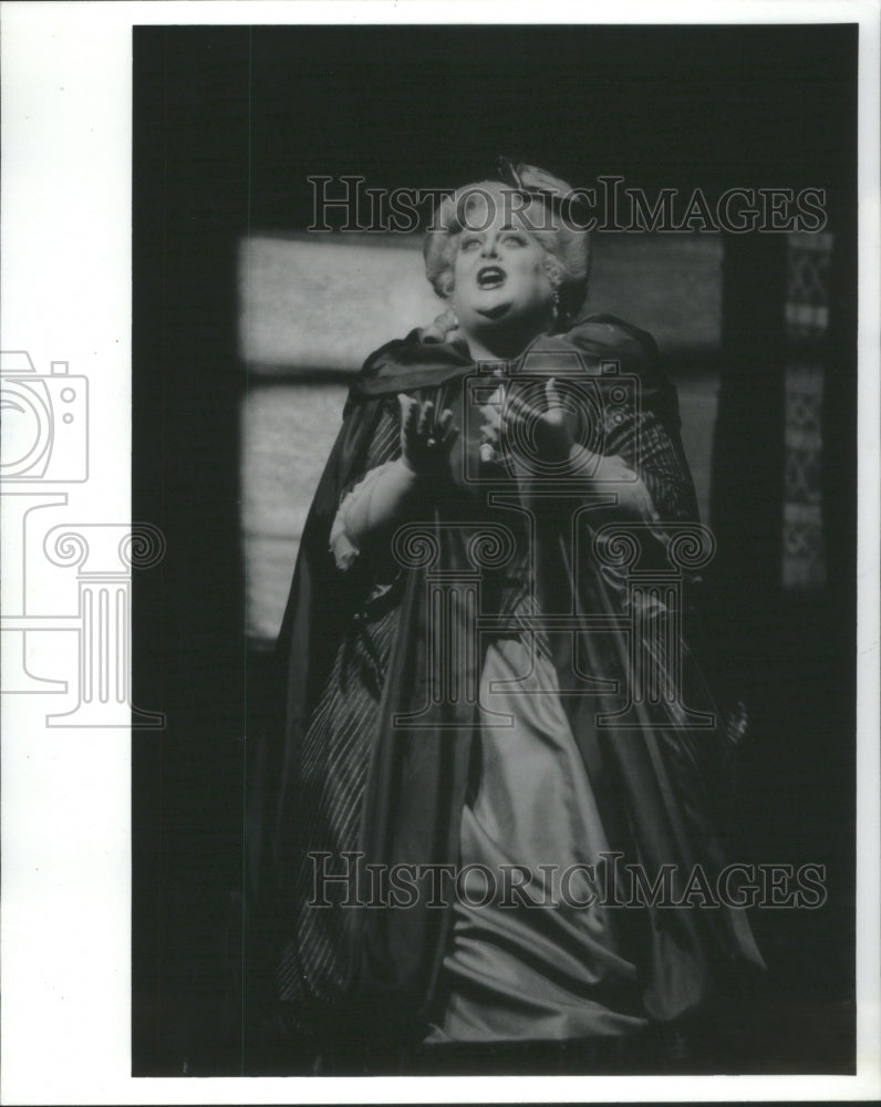 1993 Press Photo Deborah Voight Lyric Opera Ballo - Historic Images