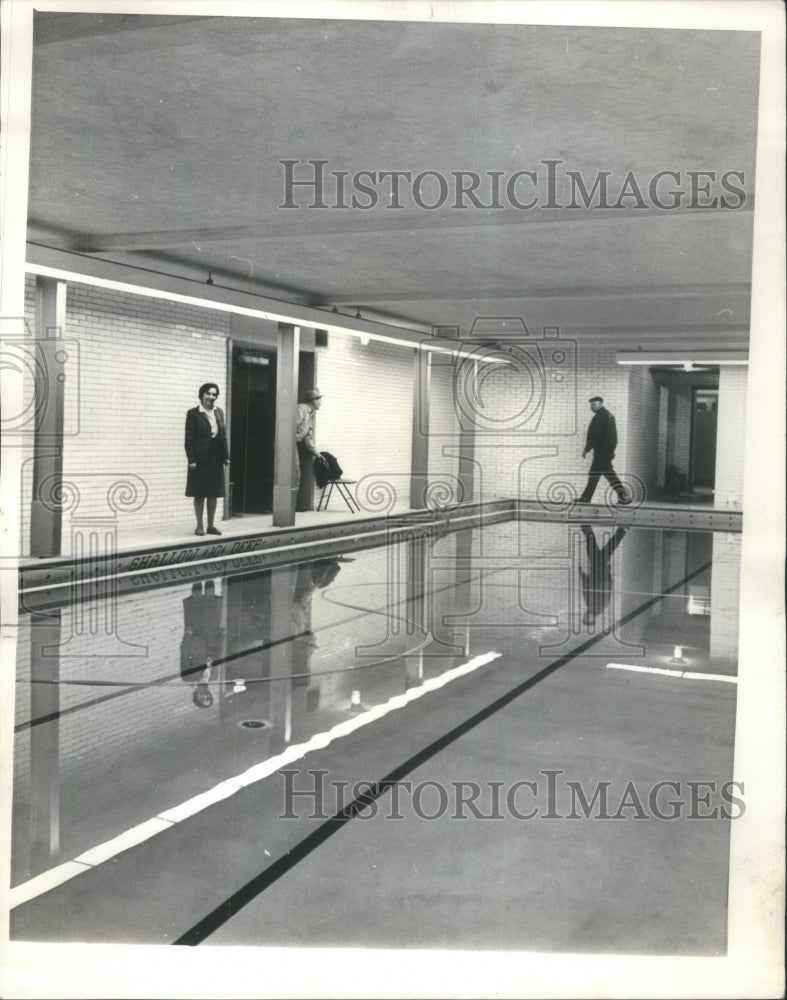 1963 Press Photo Swimming pool Episcopal Church center - Historic Images