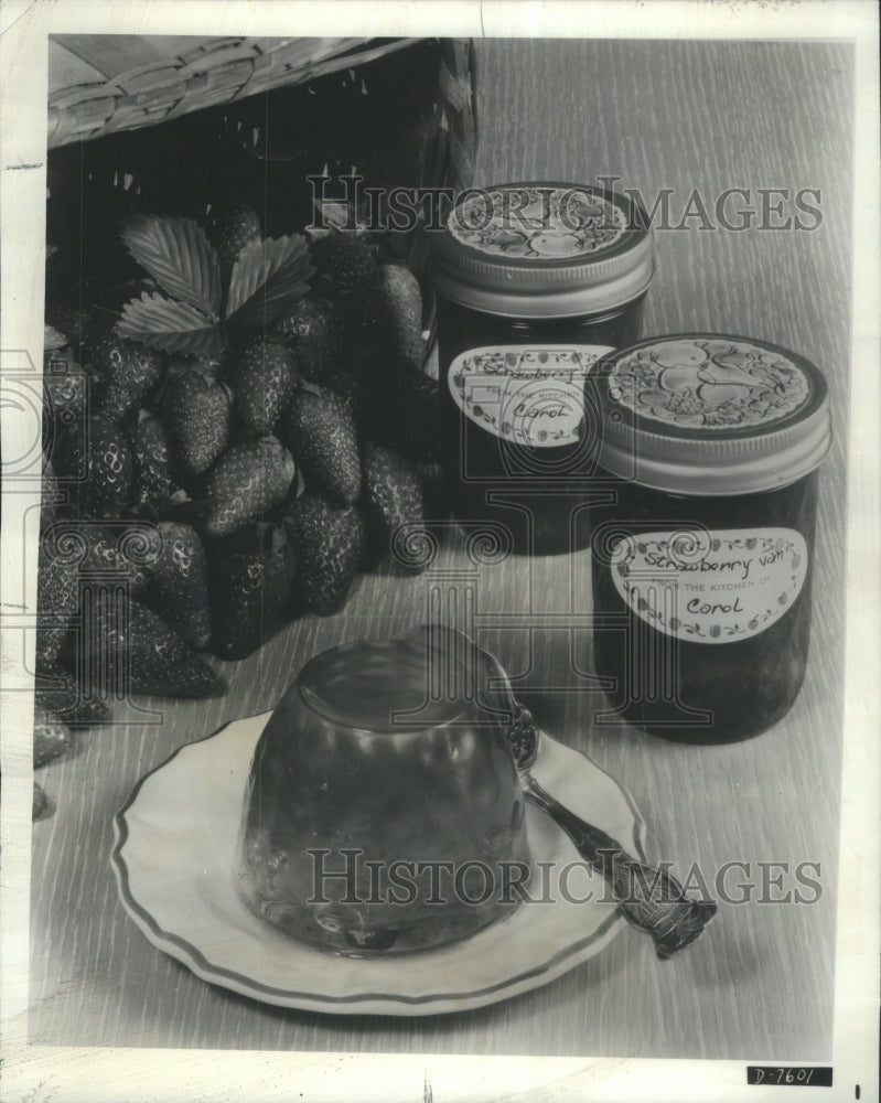 1966 Jelly Jam strawberries  - Historic Images