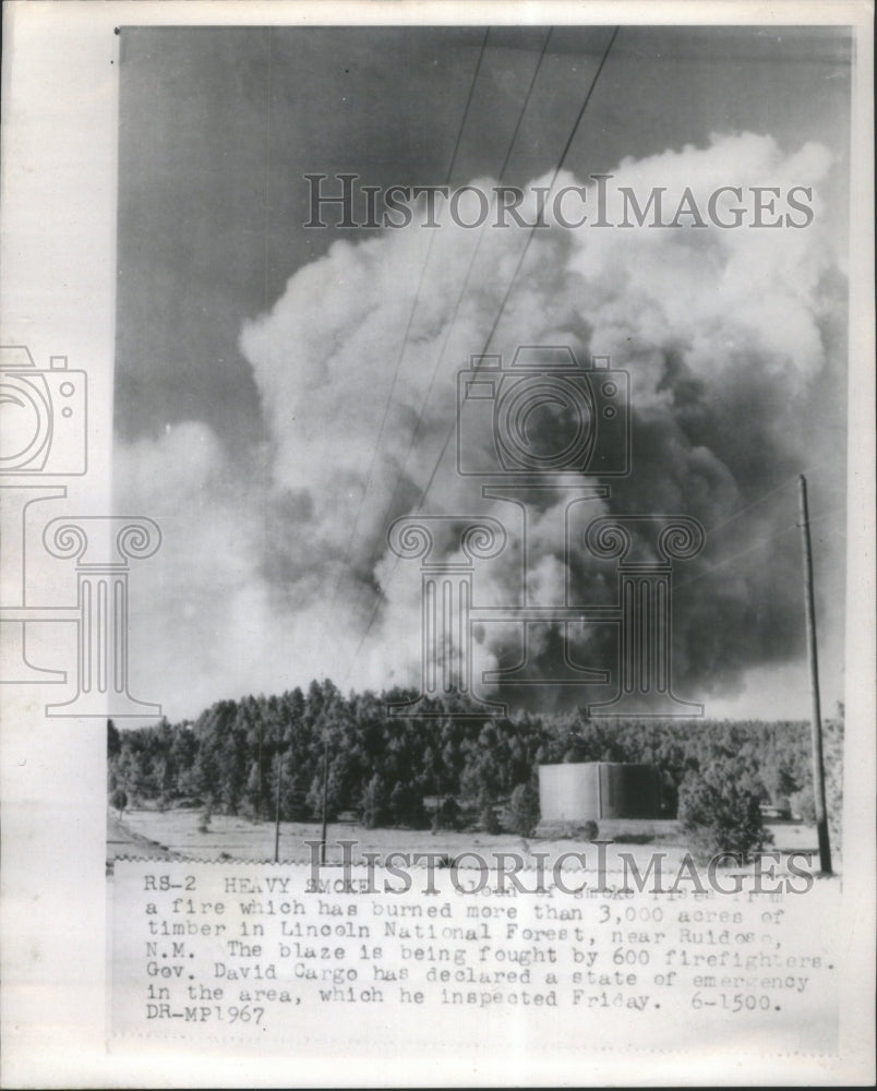 1967 Smoke Fire Forest National Timber Acre - Historic Images