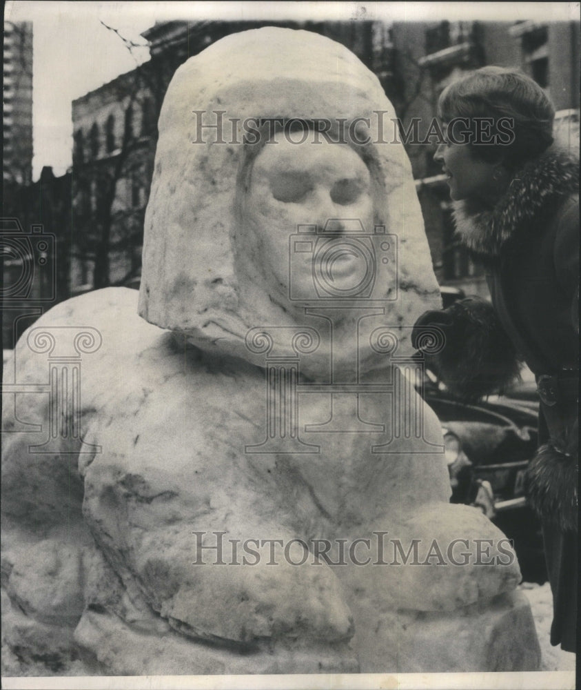 1968 Winter of &#39;68 Brings Out Sphinx - Historic Images