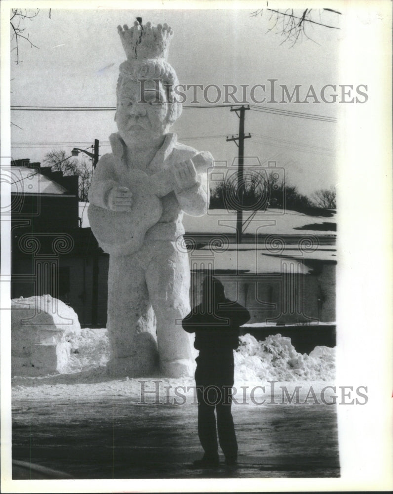 1985 Lynden Bute Elvis Presley Sculpture-Historic Images