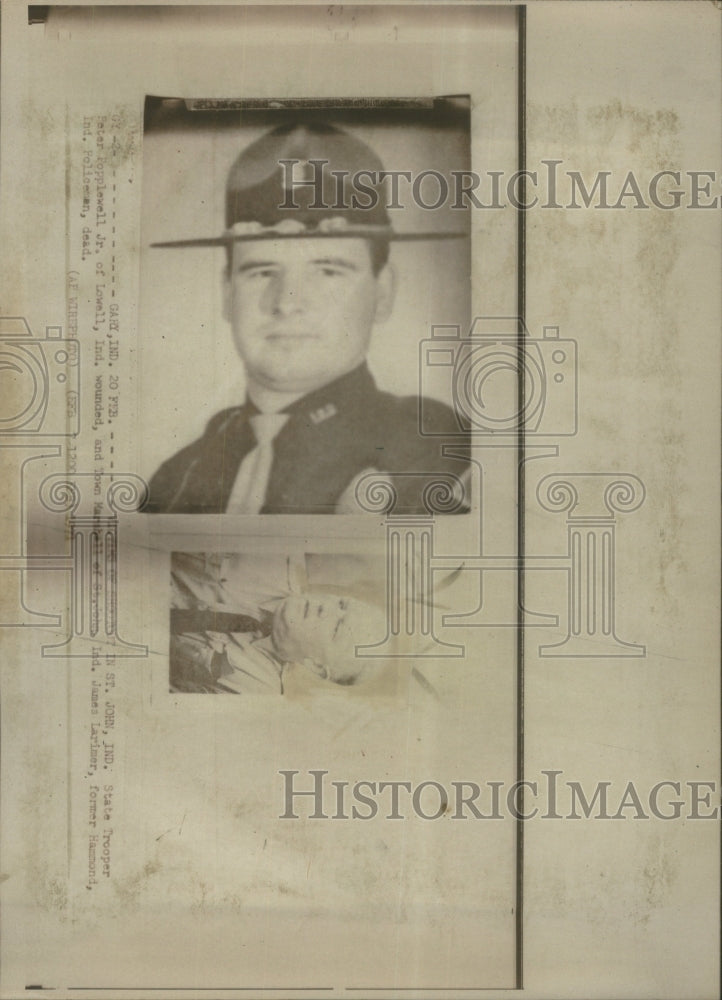 1971 Victims Shoot John Trooper Lowell Ind - Historic Images