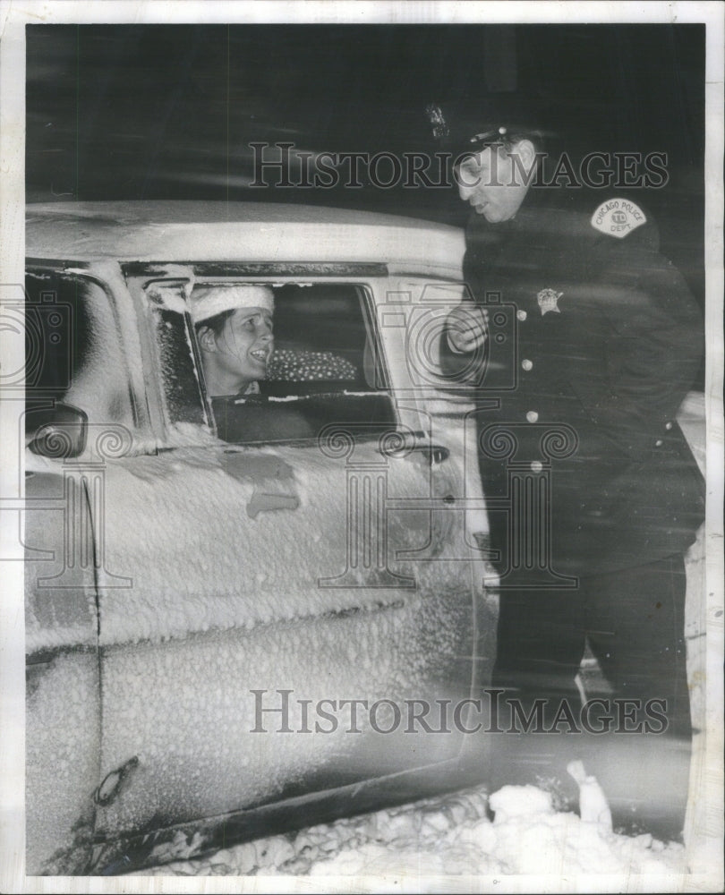 1959 Stranded Motorists Due To Bad Weather-Historic Images