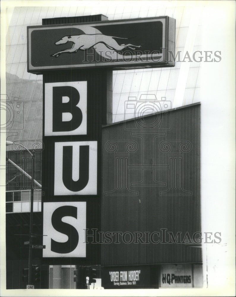 1987 Grayhound &amp; Trailway Bus Station - Historic Images