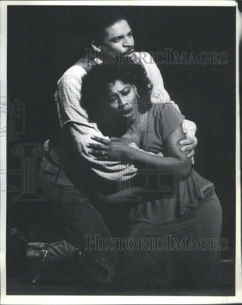 1983 Press Photo Noomi Moody Johnathan Sprague Porgy - RRU73133 - Historic Images