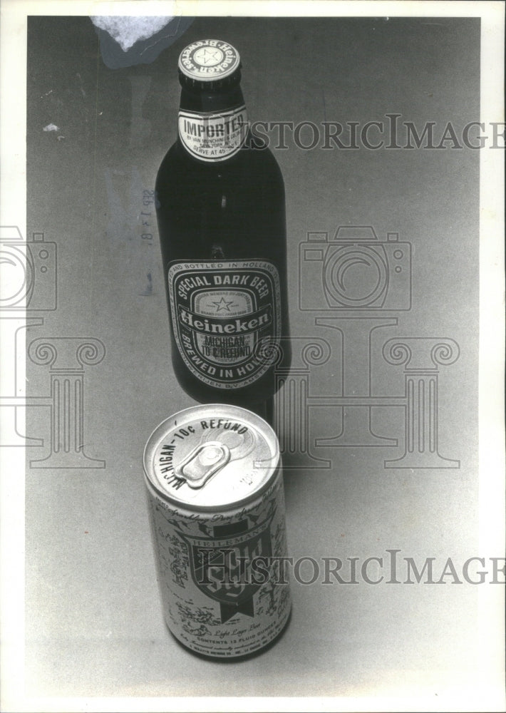 1979 Press Photo Bottle Beer Michigan View - RRU73661 - Historic Images