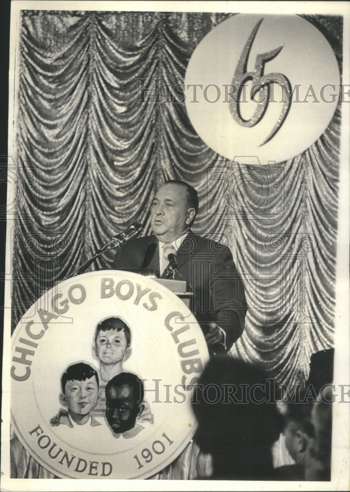 1966 Mayor Richard Daley Chicago Boys Club-Historic Images