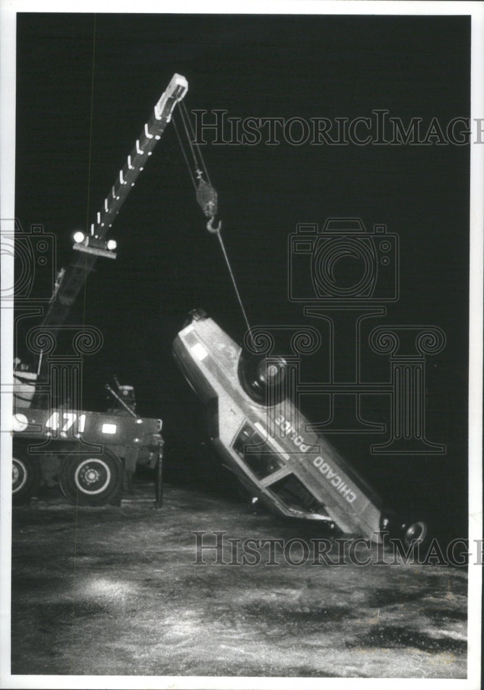 1980 Press Photo Police Patrol Vehicle Accidents Mich - RRU73839 - Historic Images