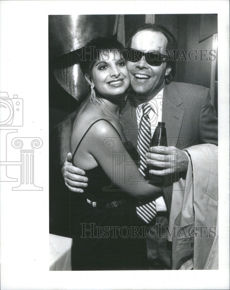 1990 Press Photo Michelle Guglielmo Jack Nicholson - Historic Images