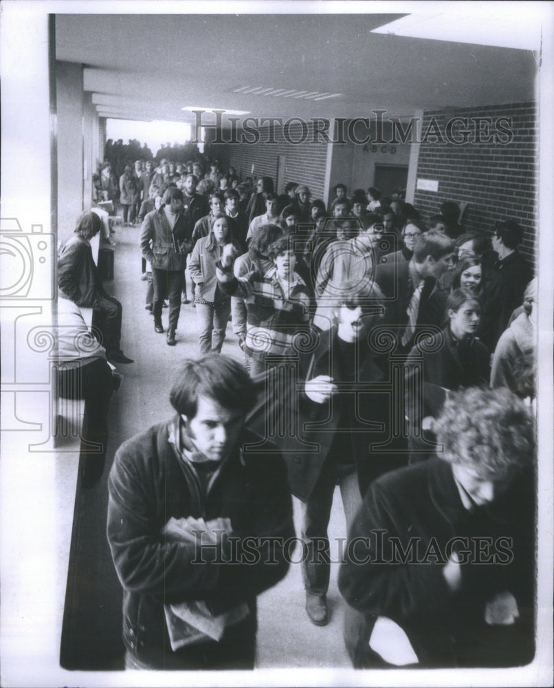 1970 teenagers moving shouting something-Historic Images