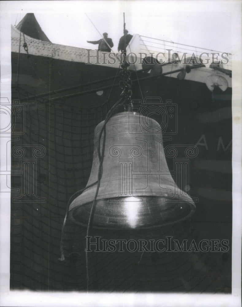 1950 Bronze Bourdon Bell Culver Academy  - Historic Images