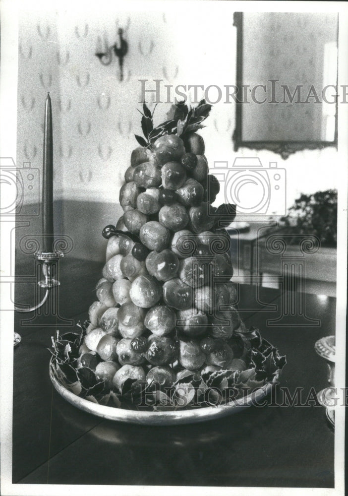 1978 Croquembouche Pastry Recipie-Historic Images