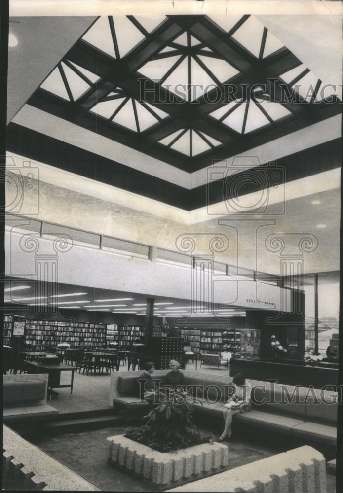 1969 Interior PortageCragin Library Historic Images