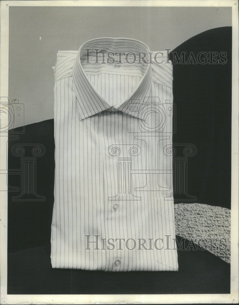 1963 9 O'Clock Shirt Pin Stripe Broadcloth-Historic Images