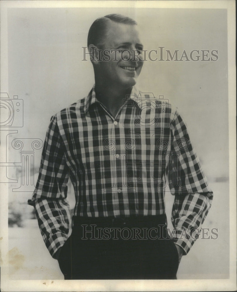 1965 Permanent Press Van Heusen Check Shirt - Historic Images