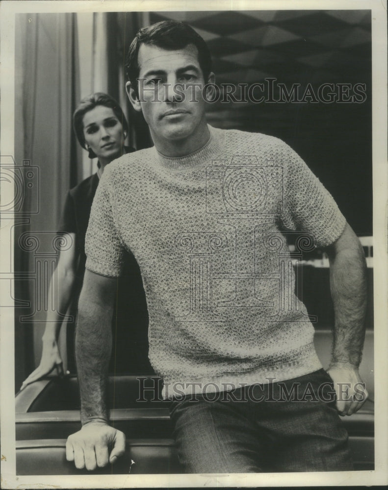 1967, Mock Turtleneck Pullover - RRU75091 - Historic Images