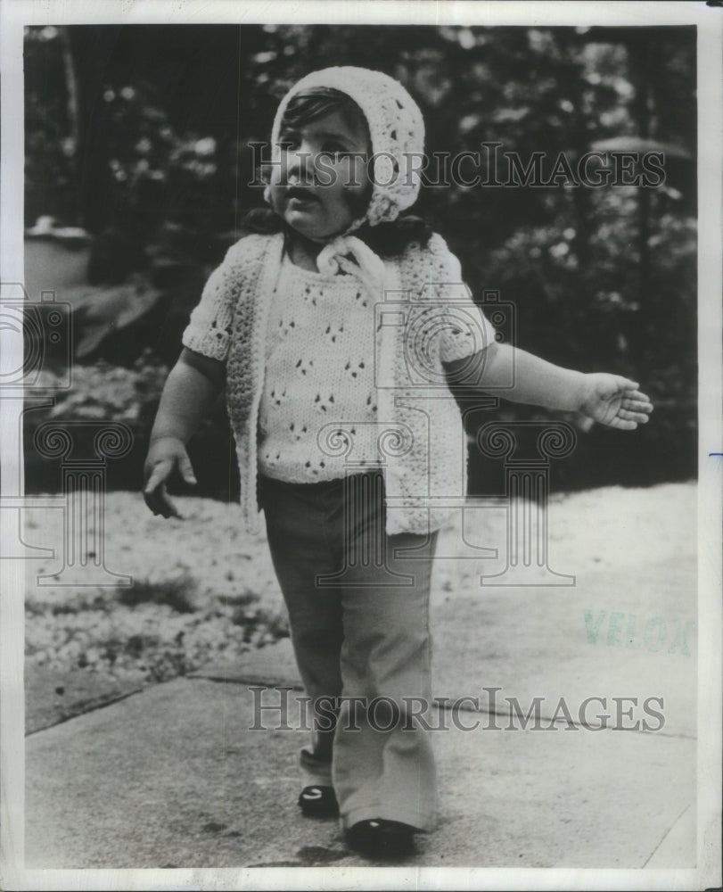 1976 Press Photo Toddler Sweater Set - RRU75409 - Historic Images