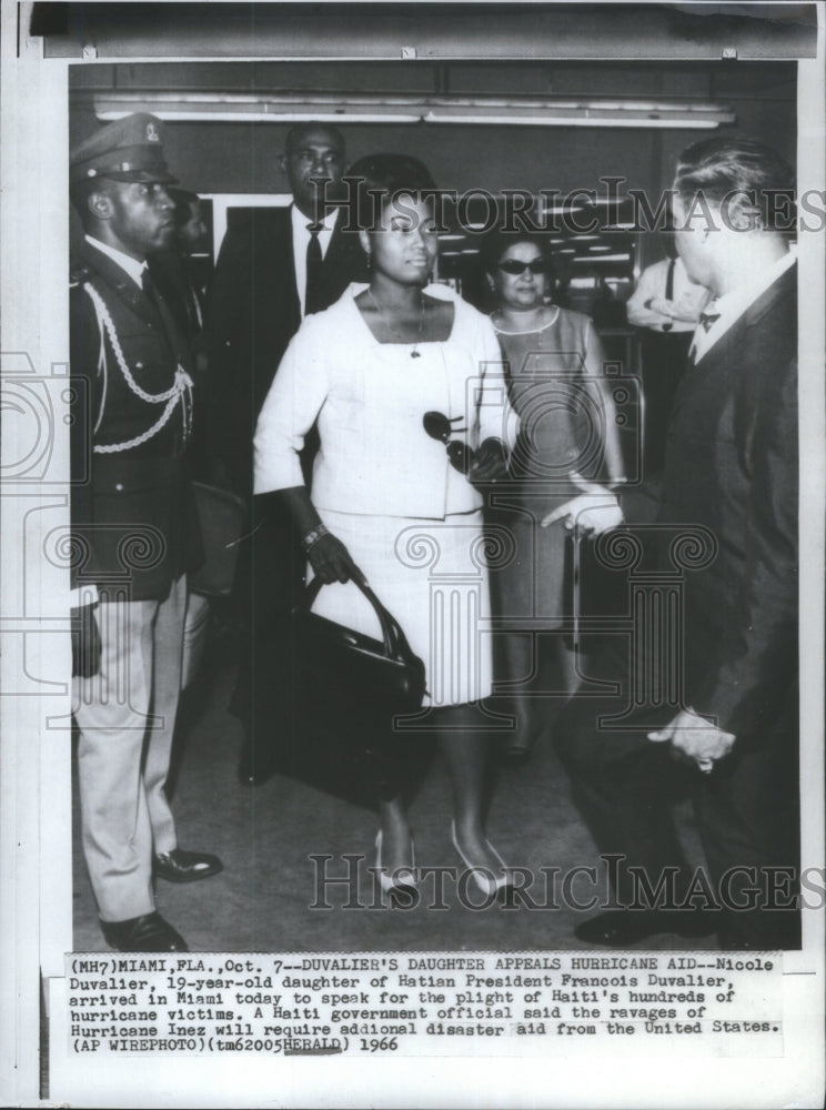 1966 Press Photo Nicole Duvalier - Historic Images