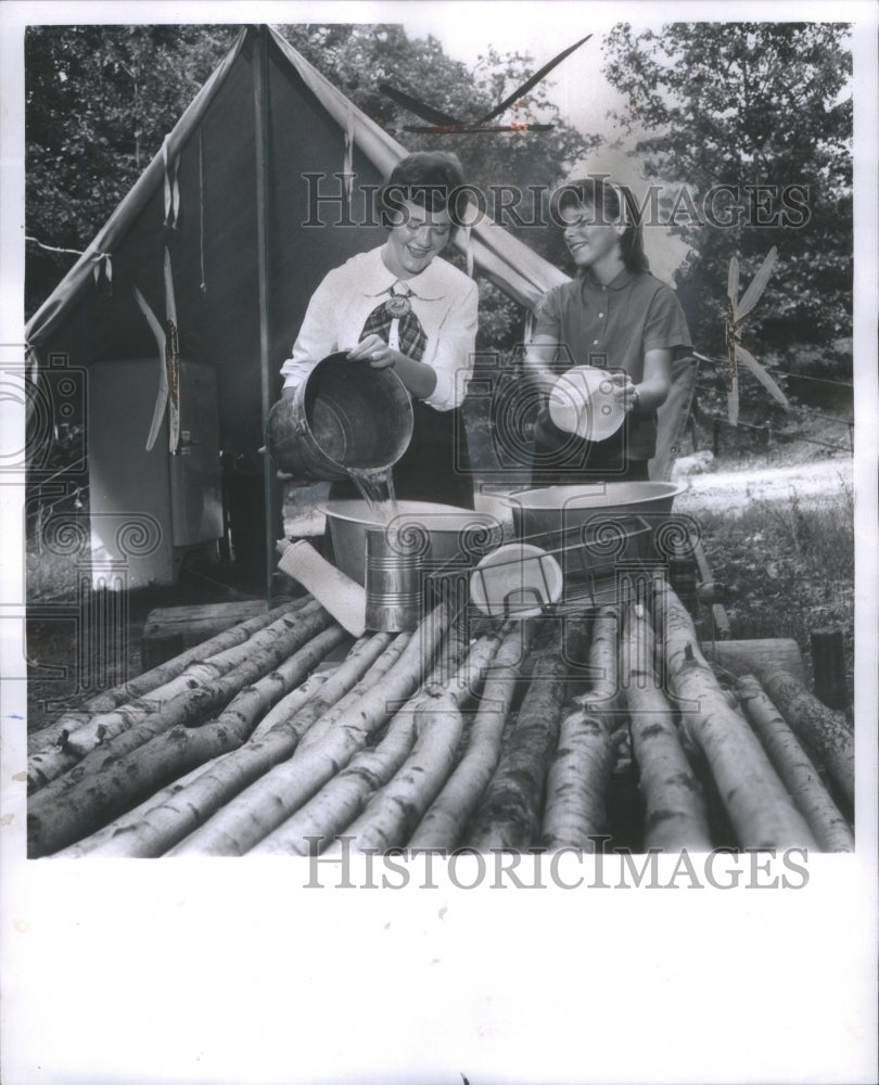 1962 Girl Scout Camp/Michigan/Counselor  - Historic Images