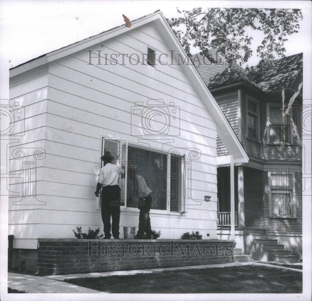 1960 Press Photo Field Reconstructed Houses - RRU75825 - Historic Images