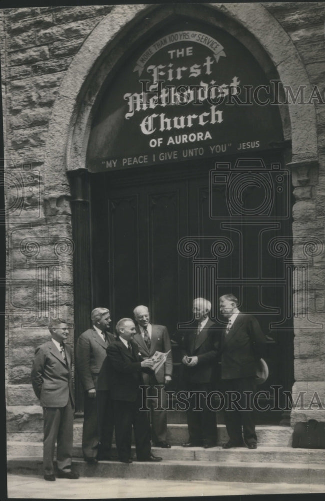 1946 First Methodist Church of Aurora - Historic Images