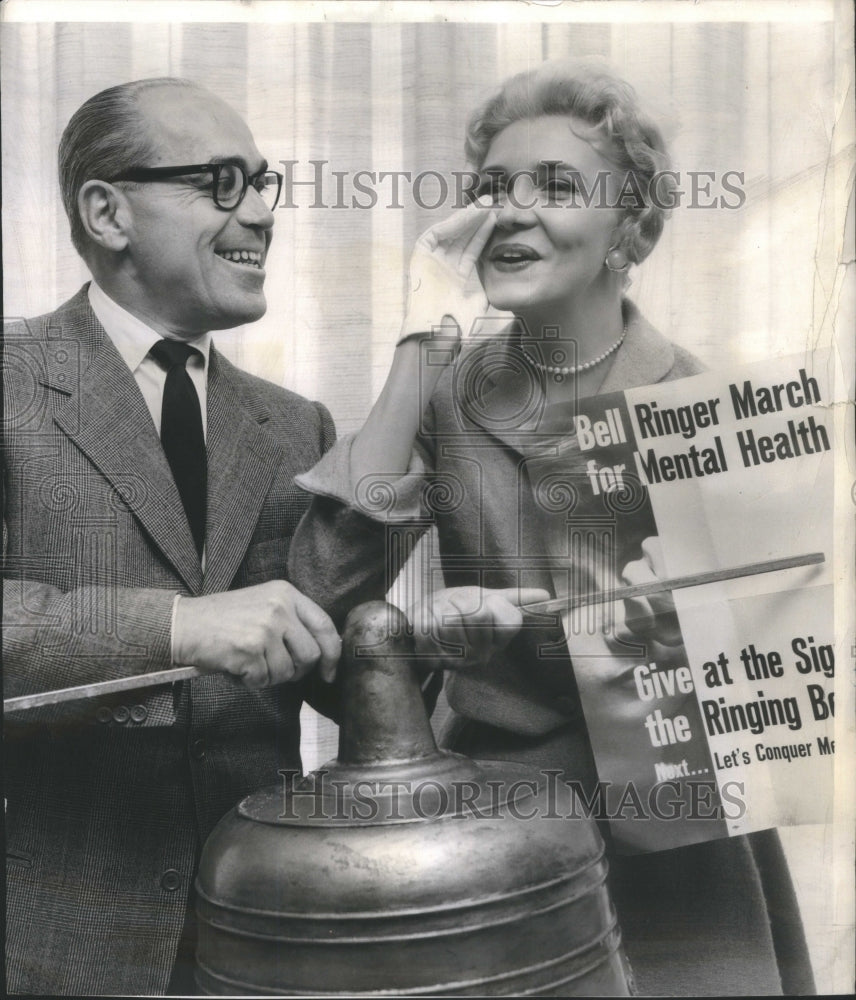 1960 Press Photo TV star Lee Phillip &amp; Mental Health - RRU76059 - Historic Images