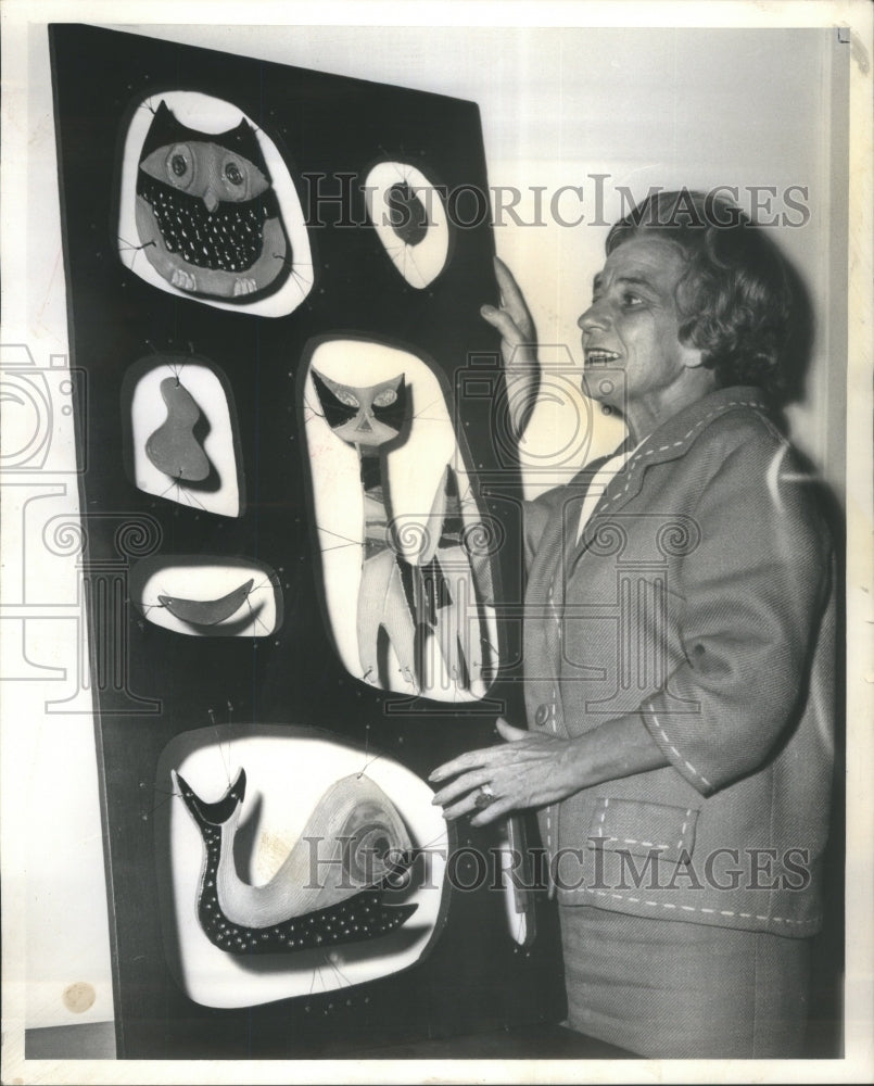 1954, Paintings Art Mental Health Patients - RRU76065 - Historic Images