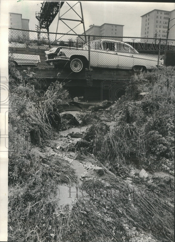 1966 Exit Ramp Gave Way Due To Heavy Rain - Historic Images