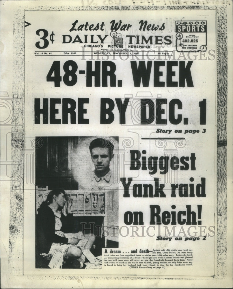 1946, Front Page Newspaper Headlines Week - RRU76739 - Historic Images