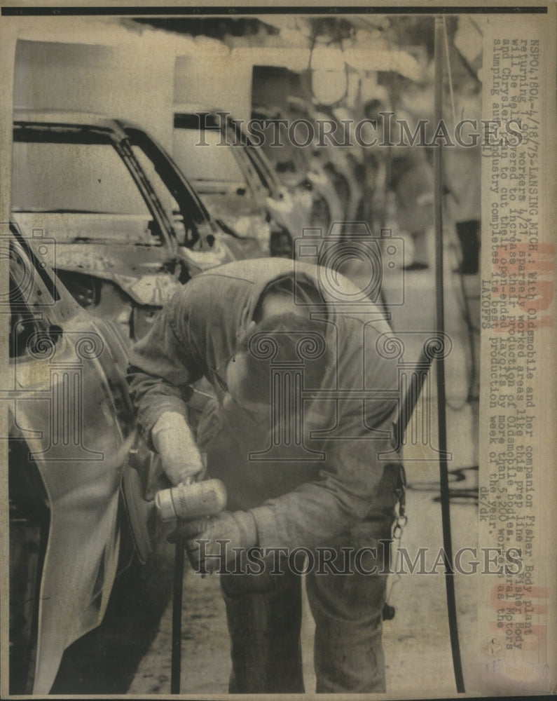 1975 Fisher Body Workers Back to Work - Historic Images