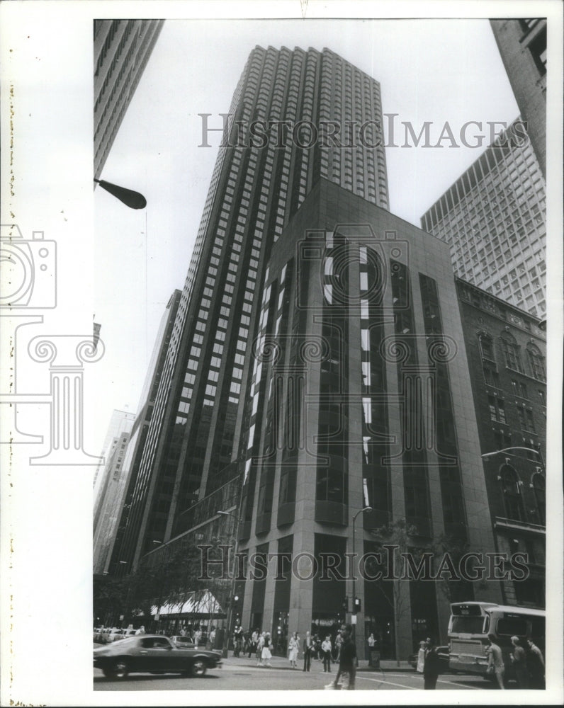 1982 Press Photo Three First National Plaza Madison MI - Historic Images