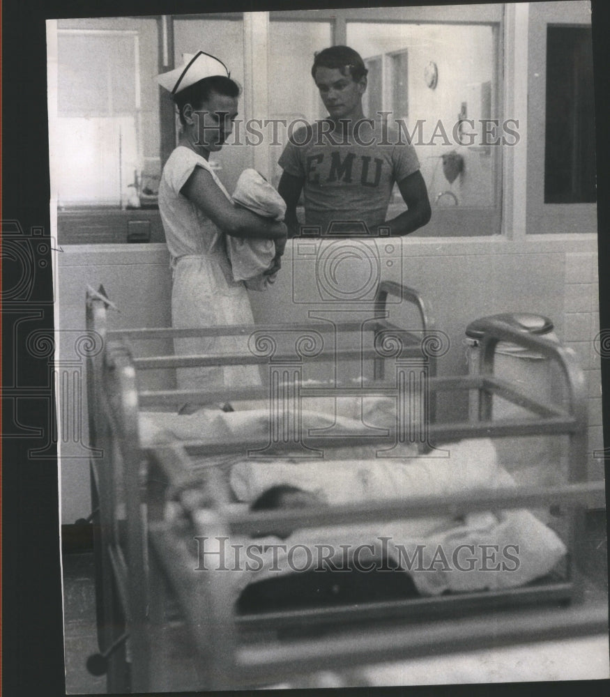 1969 Scott football team Nurse peer child - Historic Images